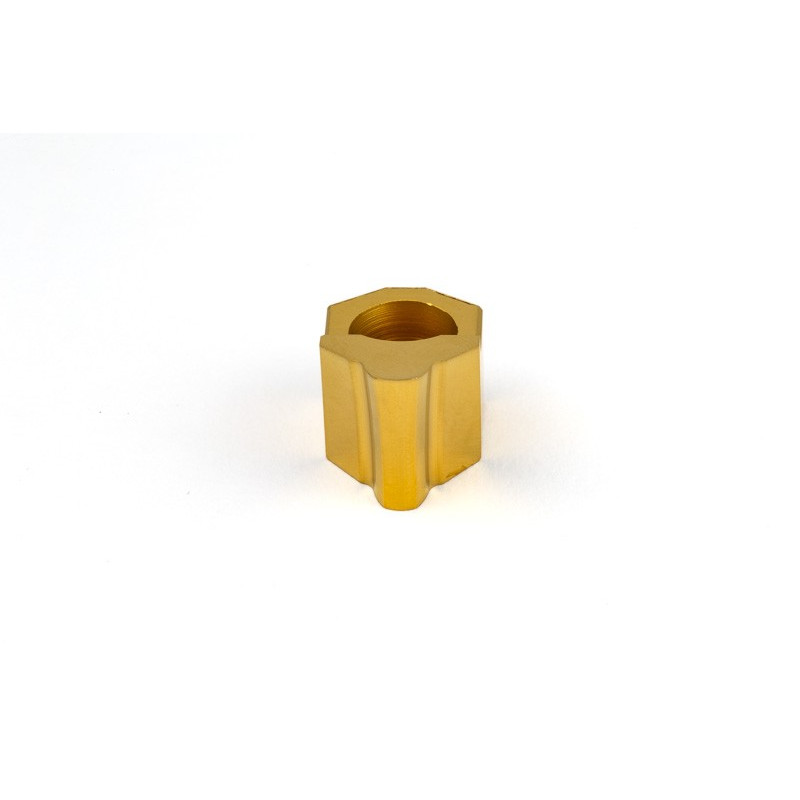 HIN-PG8, вставка синхронного шківа GT, 51 - 119 зубців, профіль 84 зубці, крок 8 мм, розмір 10, покриття TiN - упаковка з 2 штук