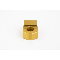 HIN, пластина для протягування шпонкових пазов 16 мм, посадка з зазором D10, розмір 14/16, покриття TiN - упаковка з 2 штук