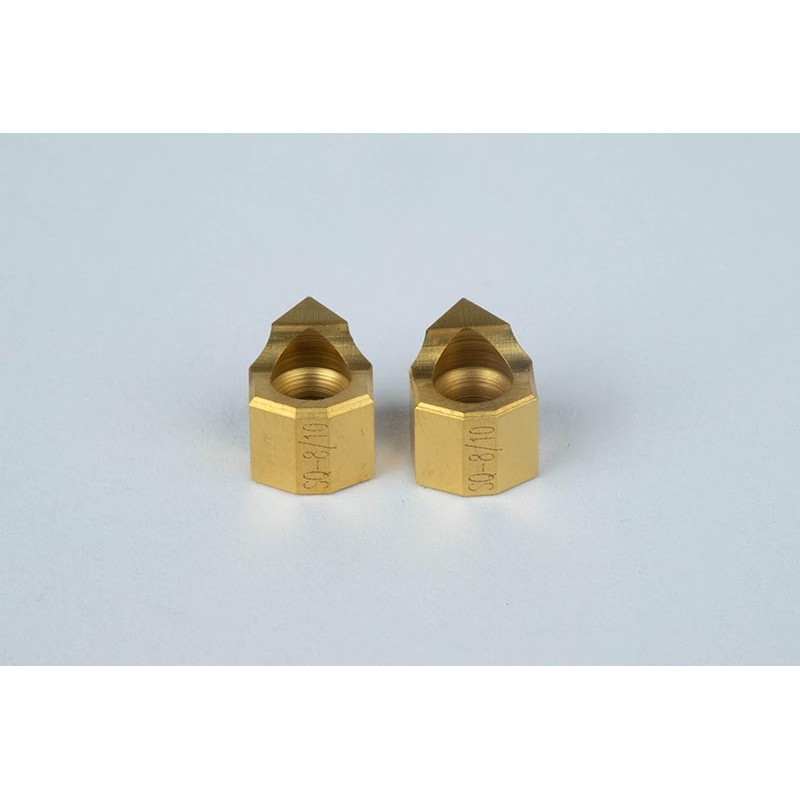 HIN-SQ, 10mm (3/8") Square Broaching Insert, Size 8/10, TiN Coated - Pack of 2