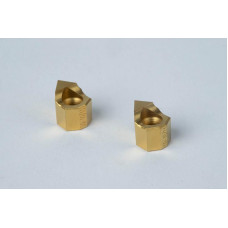 HIN-SQ, 11 мм (1/2 дюйма) квадратна вставка для протягування, розмір 10/13, покриття TiN - упаковка з 2 штук