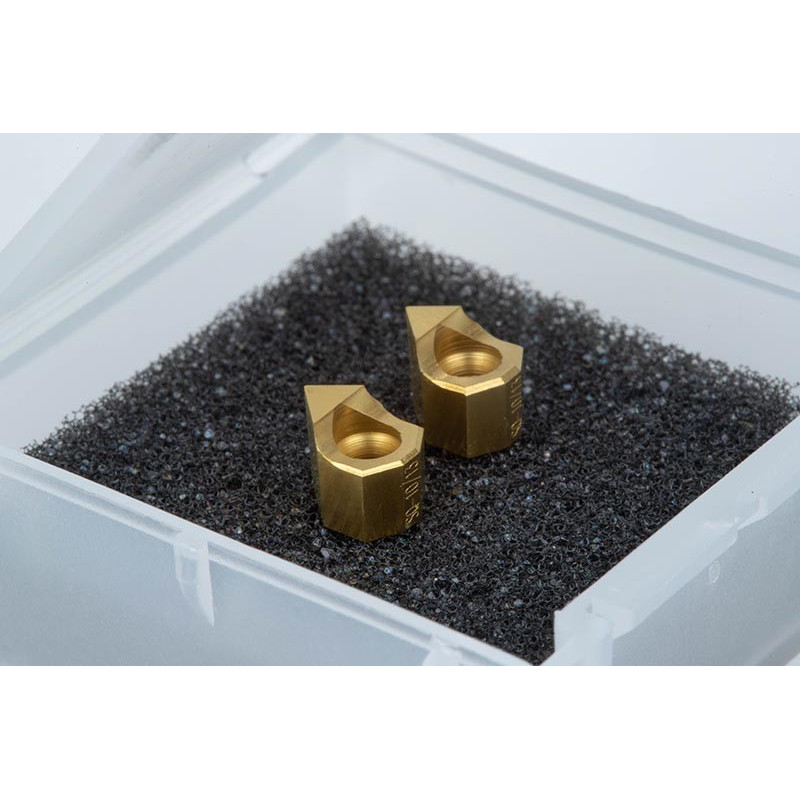 HIN-SQ, 11mm (1/2") Square Broaching Insert, Size 10/13, TiN Coated - Pack of 2