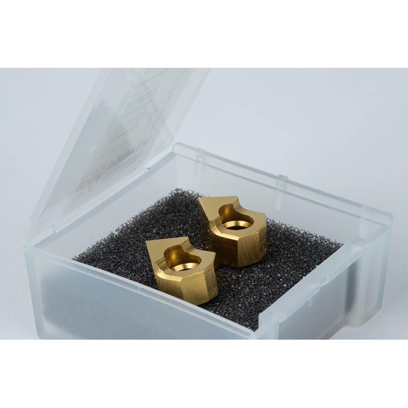 HIN-SQ, 18mm (11/16") Square Broaching Insert, Size 16/19, TiN Coated - Pack of 2