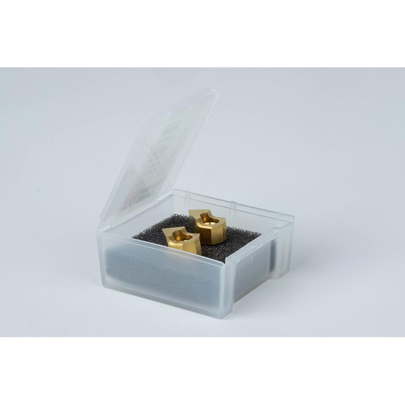HIN-SQ, 18mm (11/16") Square Broaching Insert, Size 16/19, TiN Coated - Pack of 2