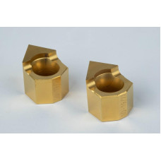 HIN-SQ, 21 мм (3/4 дюйма) квадратна протяжна вставка, розмір 19/27, покриття TiN - упаковка з 2 штук