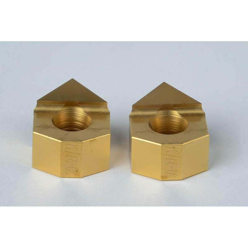 HIN-SQ, 30mm (1-1/4") Square Broaching Insert, Size 27/37, TiN Coated - Pack of 2