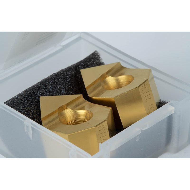 HIN-SQ, 30mm (1-1/4") Square Broaching Insert, Size 27/37, TiN Coated - Pack of 2