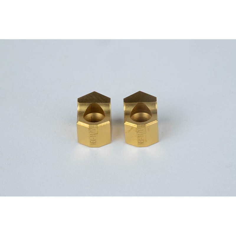 HIN-HEX, 14mm (1/2") Hex Broaching Insert, Size 11/17, TiN Coated - Pack of 2