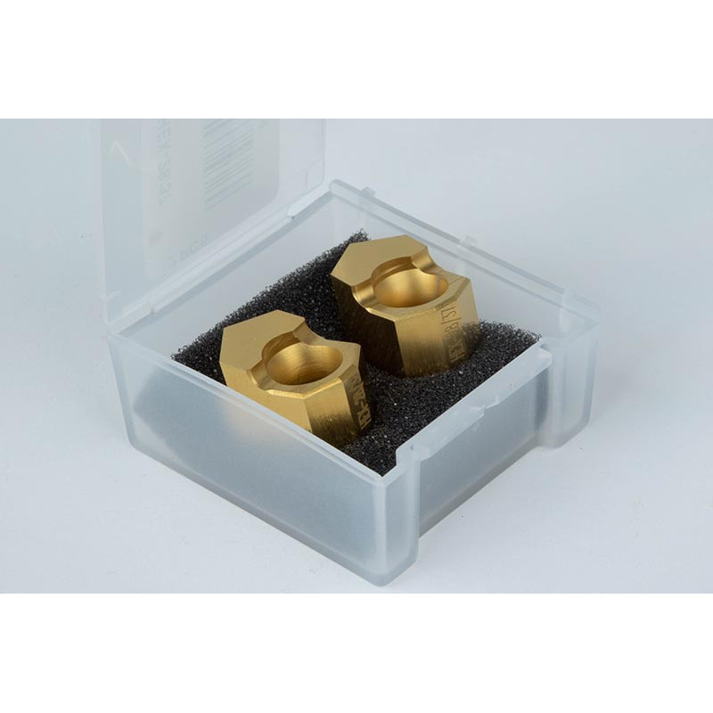 HIN-HEX, 30mm (1-1/4") Hex Broaching Insert, Size 28/37, TiN Coated - Pack of 2