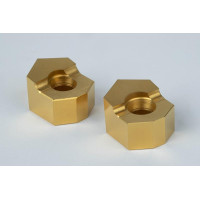 HIN-HEX, шестигранні прошивні пластини 40 мм (1-1/2 дюйма), розмір 37/45, покриття TiN - упаковка з 2 штук