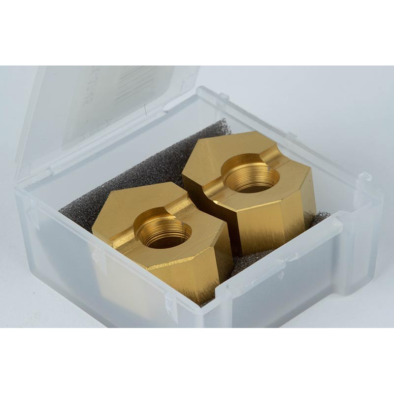 HIN-HEX, 40mm (1-1/2") Hex Broaching Insert, Size 37/45, TiN Coated - Pack of 2