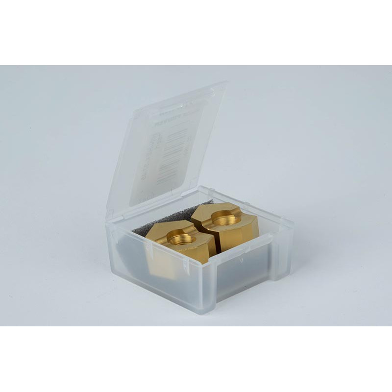 HIN-HEX, 40mm (1-1/2") Hex Broaching Insert, Size 37/45, TiN Coated - Pack of 2