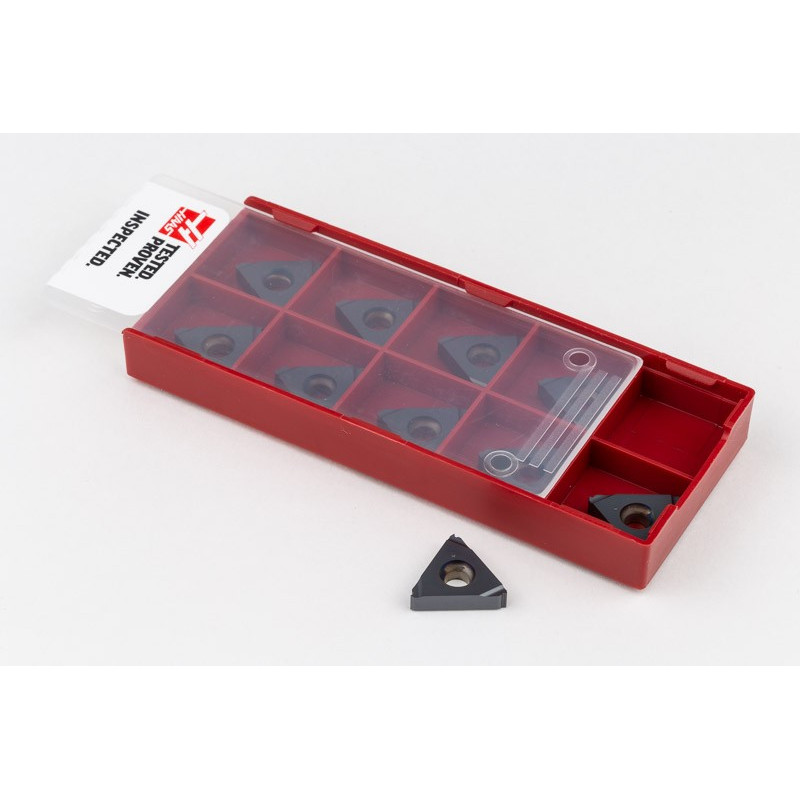 Твердосплавна різьбонарізна пластина ER16-0.4ISO, клас сплаву HU35T - упаковка з 10 штук