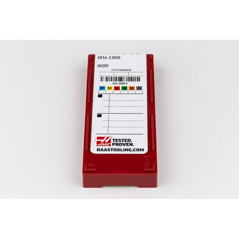 Твердосплавна різьбонарізна пластина ER16-2.0ISO, клас сплаву HU35T - упаковка з 10 штук