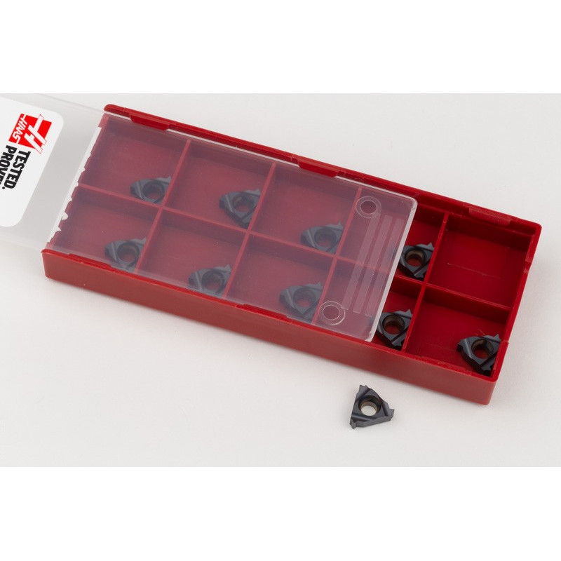 IR11-1.5ISO Carbide Threading Insert, Grade HU35T - Pack of 10