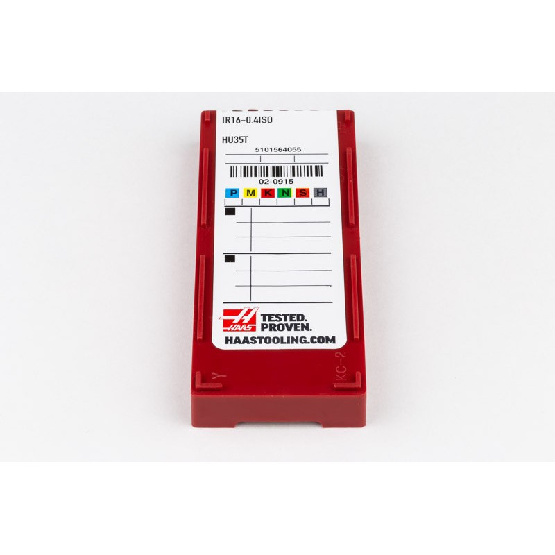 IR16-0.4ISO Carbide Threading Insert, Grade HU35T - Pack of 10