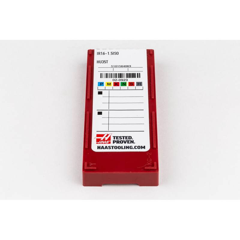IR16-1.5ISO Carbide Threading Insert, Grade HU35T - Pack of 10