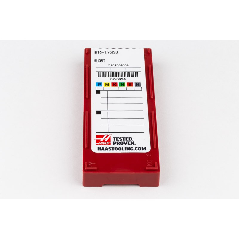 IR16-1.75ISO Carbide Threading Insert, Grade HU35T - Pack of 10