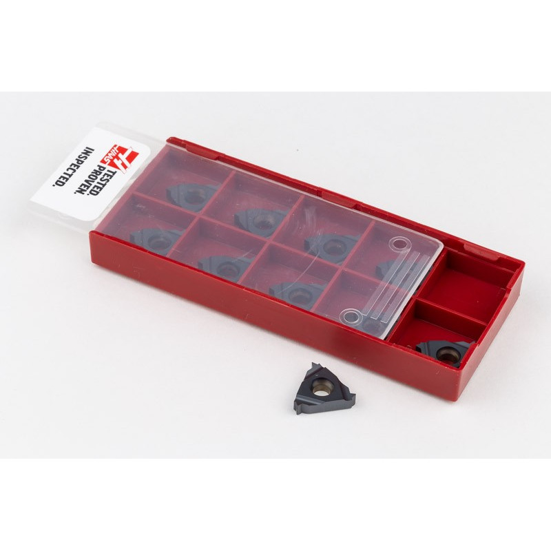 IR16-2.0ISO Carbide Threading Insert, Grade HU35T - Pack of 10