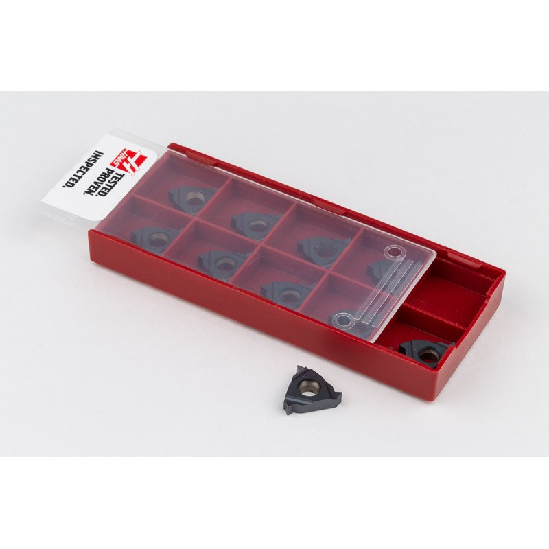 IR16-2.5ISO Carbide Threading Insert, Grade HU35T - Pack of 10