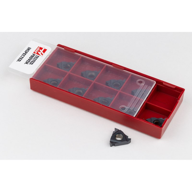 IR16-3.0ISO Carbide Threading Insert, Grade HU35T - Pack of 10