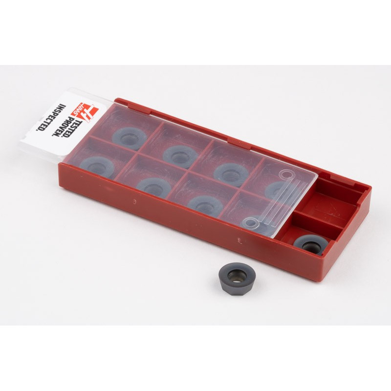 HRPP, Carbide Indexable End Mill Insert, Round, Grade HU40 - Pack of 10