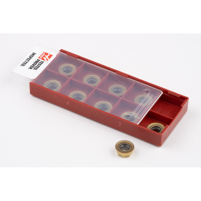 HRPP, Carbide Indexable End Mill Insert, Round, Grade HP25 - Pack of 10