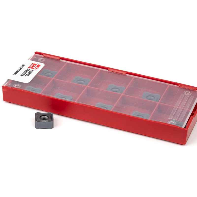 HCSNP, Carbide Shell Mill Inserts, Square Negative Positive, Grade HU40 - Pack of 10