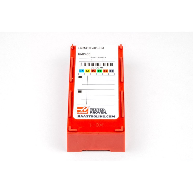 HLNP, Carbide Shell Mill Insert, Rectangle Negative Positive, Grade HMP40C - Pack of 10