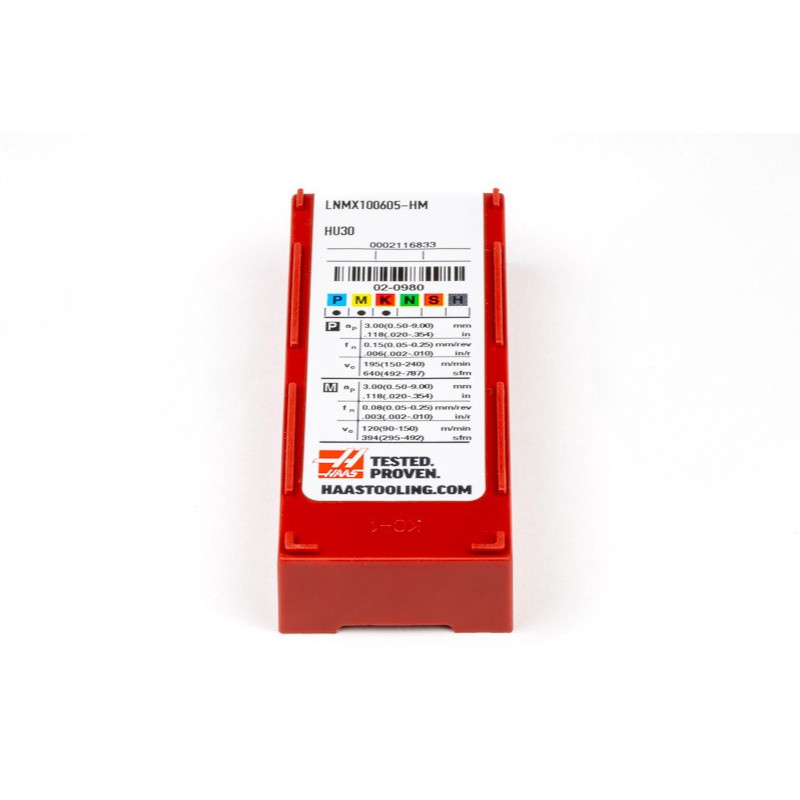 HLNP, Carbide Shell Mill Insert, Rectangle Negative Positive, Grade HU30 - Pack of 10