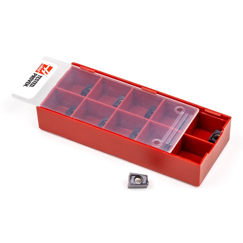 HLNP, Carbide Shell Mill Insert, Rectangle Negative Positive, Grade HU30 - Pack of 10