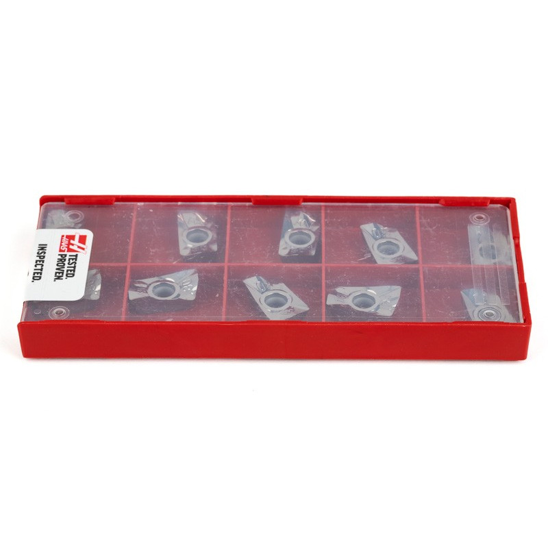 HIEX, Carbide Indexable End Mill Insert, Rectangle, Grade HN30 - Pack of 10