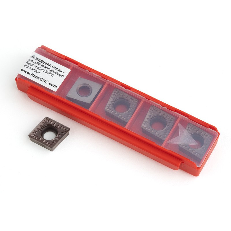 CCMT432-HMP / CCMT120408-HMP, Carbide Turning Insert, 80° Rhombic, Grade HTP15 - Pack of 5