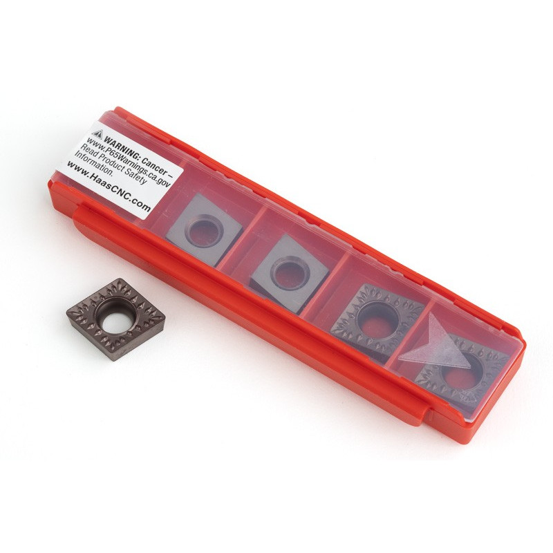 CCMT432-HMP / CCMT120408-HMP, Carbide Turning Insert, 80° Rhombic, Grade HTP25 - Pack of 5