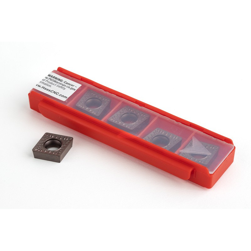 CCMT432-HMP / CCMT120408-HMP, Carbide Turning Insert, 80° Rhombic, Grade HTM15 - Pack of 5