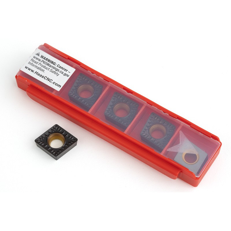 CCMT432-HMP / CCMT120408-HMP, Carbide Turning Insert, 80° Rhombic, Grade HTK20 - Pack of 5