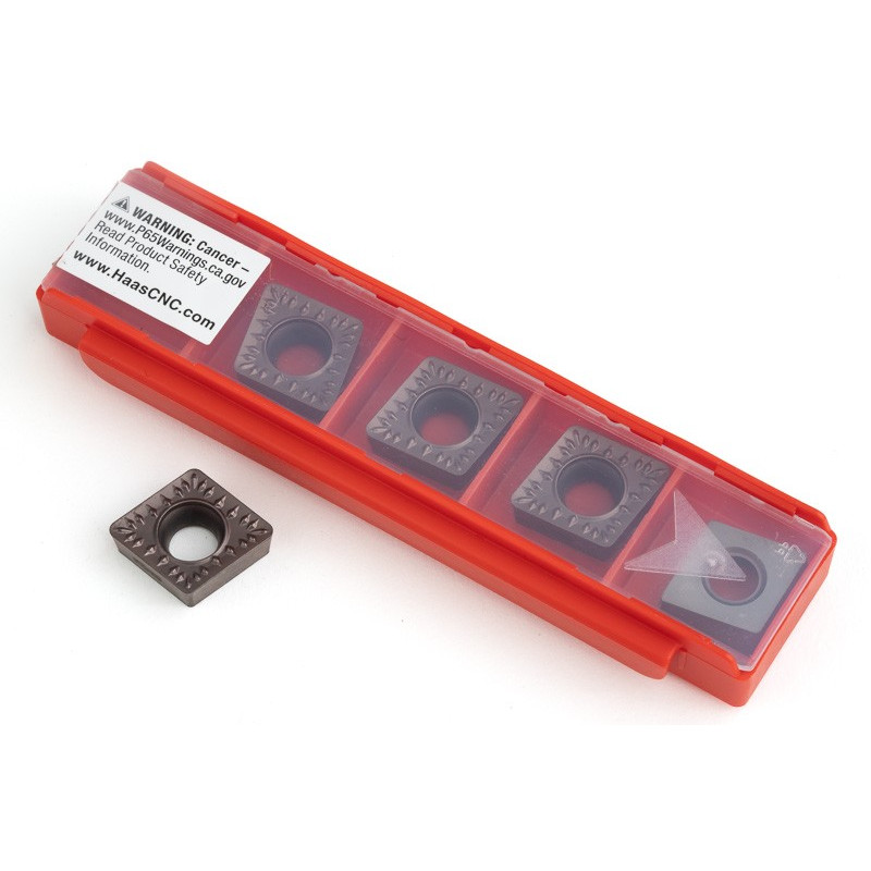 CCMT433-HMP / CCMT120412-HMP, Carbide Turning Insert, 80° Rhombic, Grade HTM25 - Pack of 5