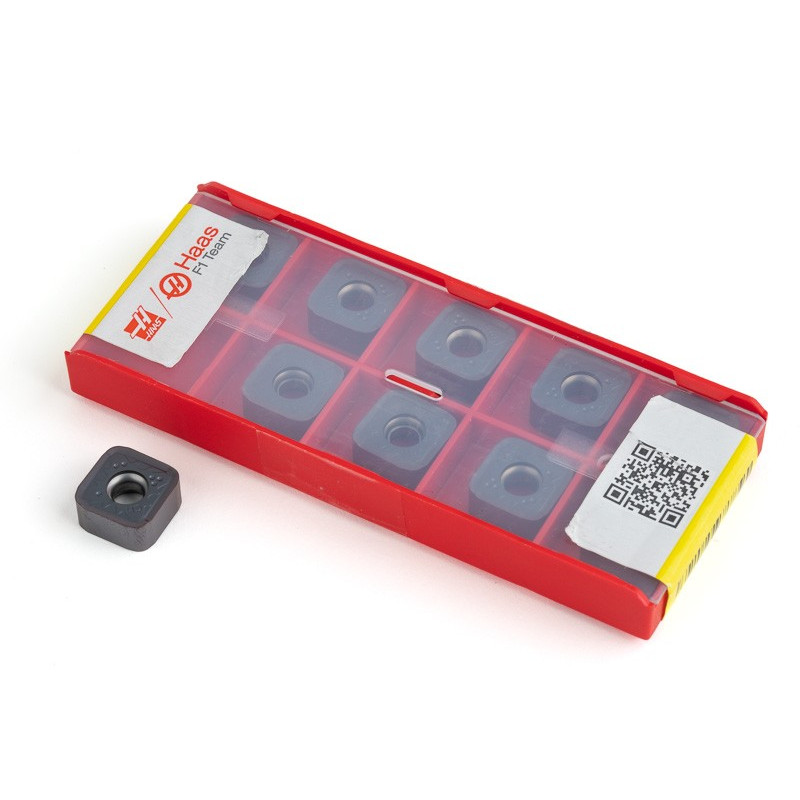 HCSHF, Carbide Shell Mill Insert, Double Square High Feed, Grade HMP20 - Pack of 10