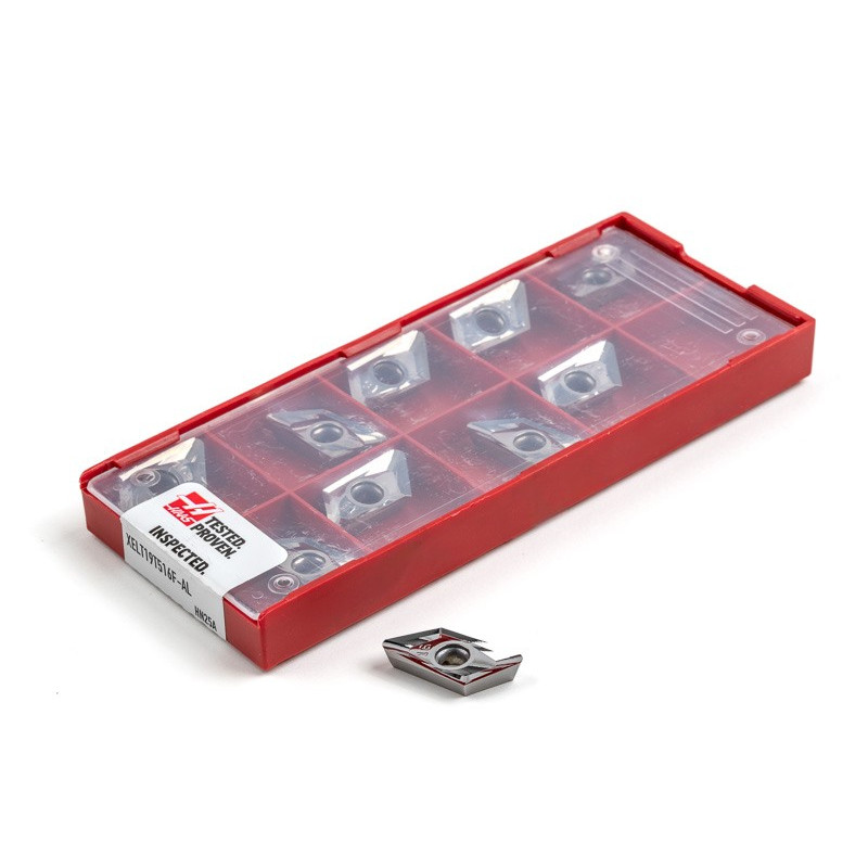 HPAL, Carbide Indexable End Mill Insert, Polygon, Grade HN25A, 1.6mm Corner Radius - Pack of 10