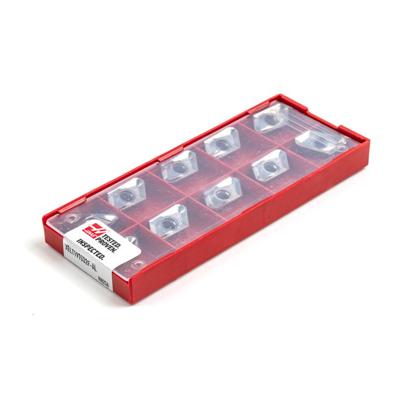 HPAL, Carbide Indexable End Mill Insert, Polygon, Grade HN25A, 3.2mm Corner Radius - Pack of 10