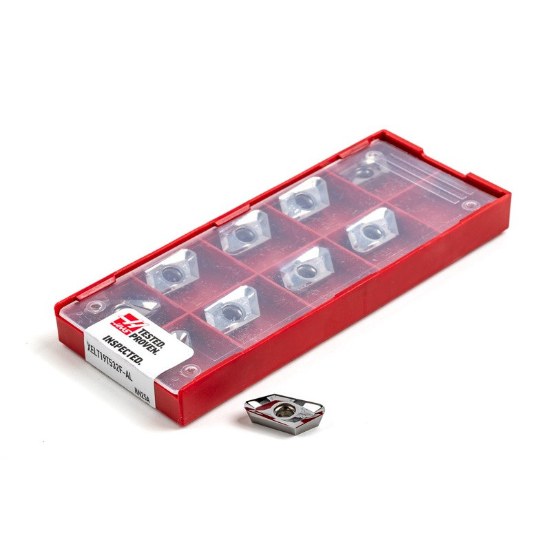 HPAL, Carbide Indexable End Mill Insert, Polygon, Grade HN25A, 3.2mm Corner Radius - Pack of 10