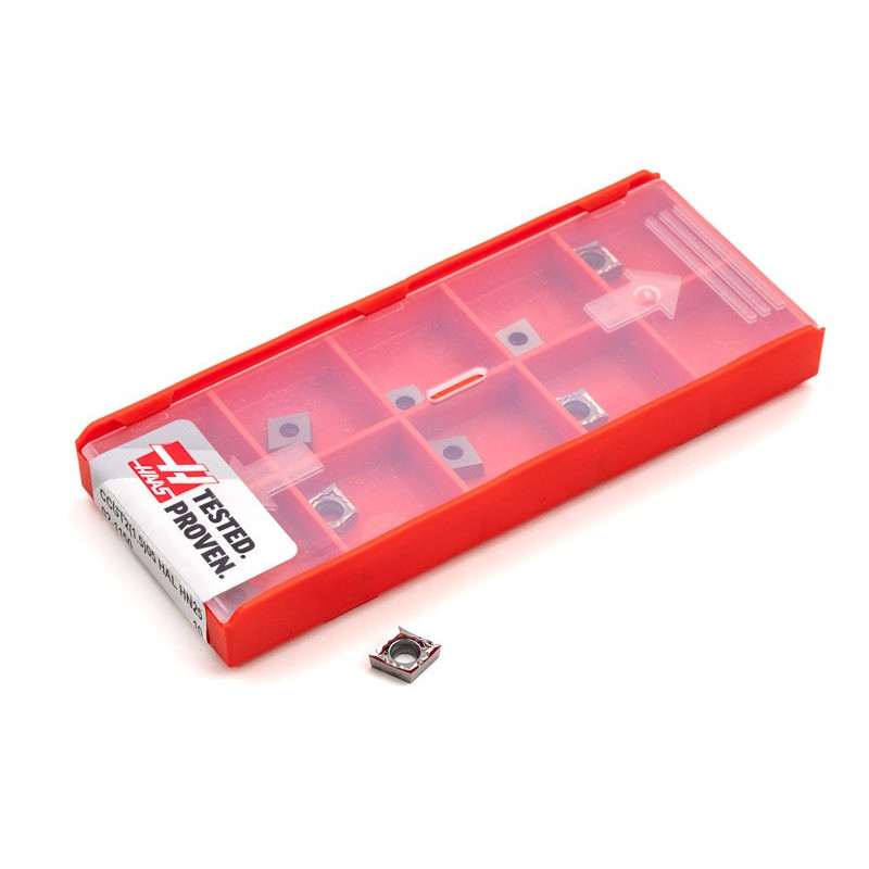 CCGT21.5.5-HAL / CCGT020102-HAL, Твердосплавна токарна пластина, ромбічна 80°, сплав HN25 - упаковка з 10 штук