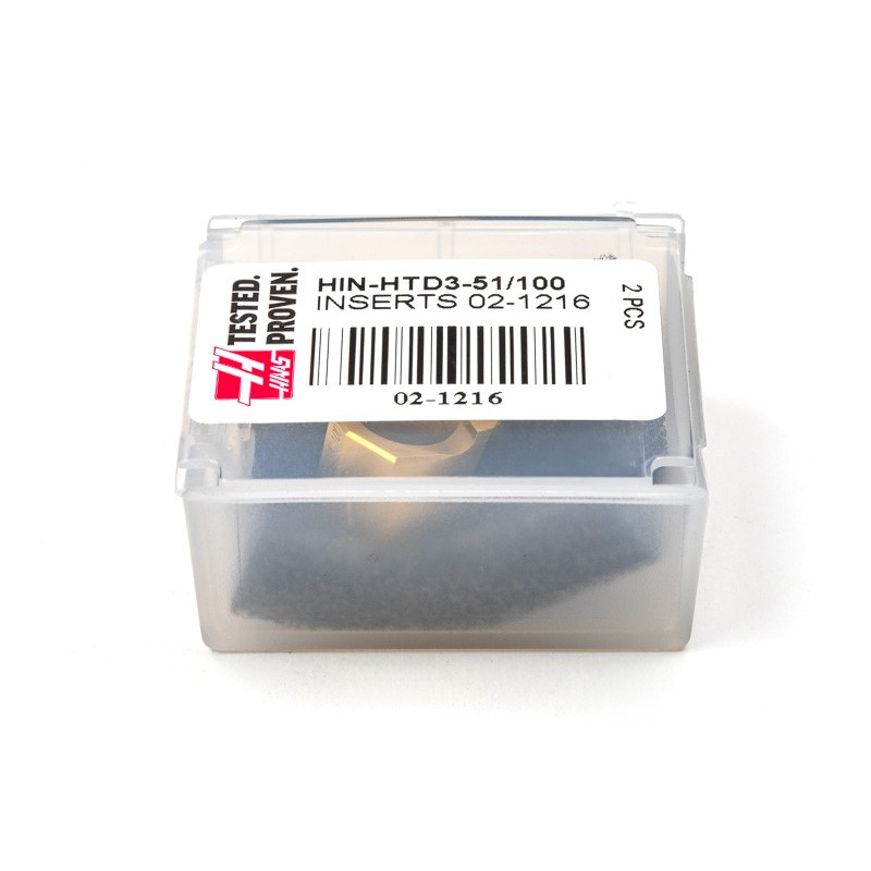 HIN-HTD3, 51 - 100 Teeth HTD® Synchronous Pulley Insert, 74 Tooth Profile, 3mm Pitch, Size 10, TiN Coated - Pack of 2