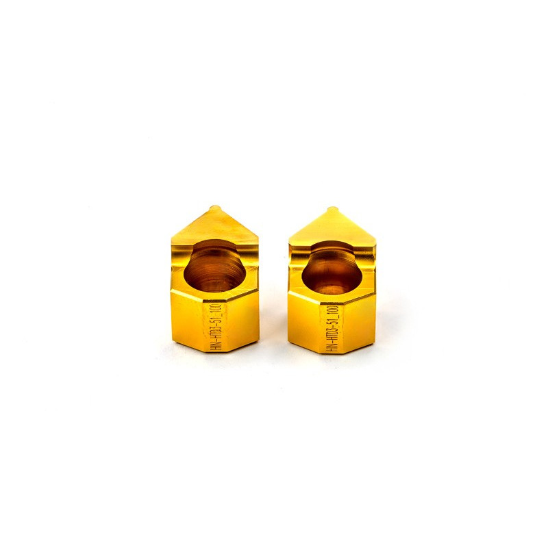 HIN-HTD3, 51 - 100 Teeth HTD® Synchronous Pulley Insert, 74 Tooth Profile, 3mm Pitch, Size 10, TiN Coated - Pack of 2