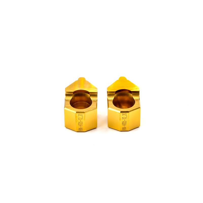 HIN-HTD5, 12 - 20 Teeth HTD® Synchronous Pulley Insert, 16 Tooth Profile, 5mm Pitch, Size 10, TiN Coated - Pack of 2