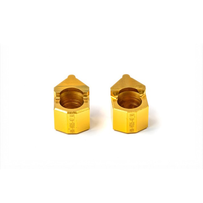 HIN-HTD5, 47 - 90 Teeth HTD® Synchronous Pulley Insert, 68 Tooth Profile, 5mm Pitch, Size 10, TiN Coated - Pack of 2