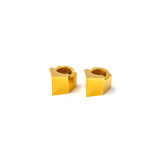 HIN-MXL, вставка синхронного шківа MXL 25-50 зубів, профіль 36 зубів, крок 0,08 дюйма, розмір 10, покриття TiN - упаковка з 2 штук