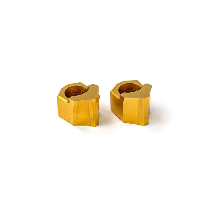 HIN-L, вставка синхронного шківа L, 16-35 зубів, профіль 24 зубці, крок 3/8 дюйма, розмір 10, покриття TiN - упаковка з 2 штук