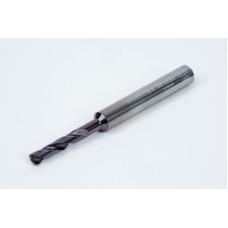 Твердосплавне свердло Ø 3,4 мм, хвостовик 6 мм x кут вершини 140° x спіраль 30°, 3XD, 2 канавки, покриття TiAlN, GP