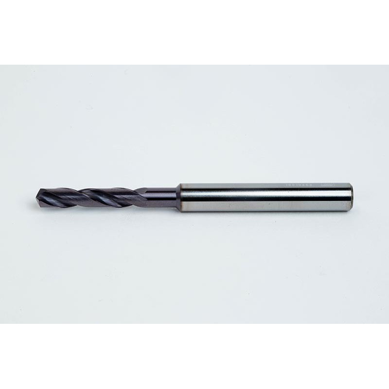 4.3mm Ø Carbide Drill, 6mm Shank x 140° Point Angle x 30° Helix, 3XD, 2 Flute, TiAlN Coated, GP