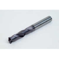 Твердосплавне свердло Ø 9,8 мм, хвостовик 10 мм x кут вершини 140° x спіраль 30°, 3XD, 2 канавки, покриття TiAlN, GP